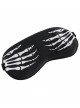 Ghost Handprint Adjustable Elastic Black Gothic Eye Mask