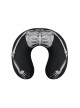Gothic Black Skeleton Printed Decoration Memory Foam U-Shaped Pillow