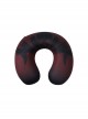 Gothic Red Devil Horns Printed Decoration Memory Foam U-Shaped Pillow