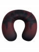Gothic Red Devil Horns Printed Decoration Memory Foam U-Shaped Pillow