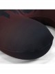 Gothic Red Devil Horns Printed Decoration Memory Foam U-Shaped Pillow