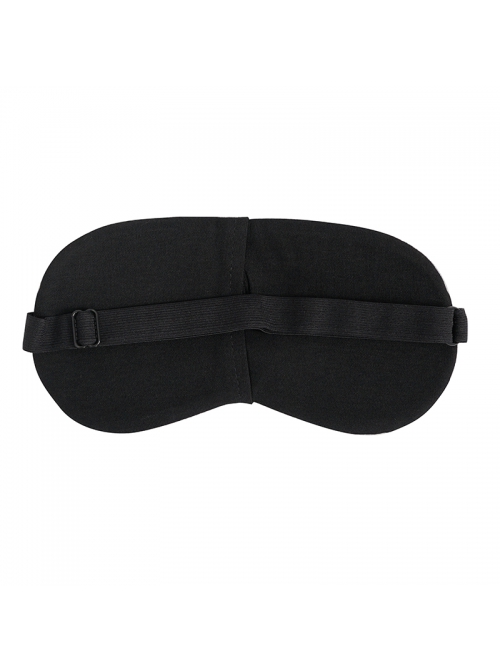 Gothic High Elastic Knitted Fabric Spider Web Print Black Eye Mask