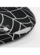 Gothic High Elastic Knitted Fabric Memory Foam Spider Web Print Black U-Shaped Pillow