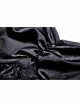 Gothic Lady Off Shoulder Pleated Lace Design Velvet Black Party Dress