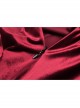 Gothic Lady Off Shoulder Pleated Lace Design Velvet Red Party Dress