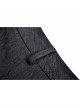 Punk Sexy Hollow Out Lace Pattern Decoration Black Bell Trousers