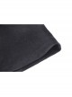 Punk Metal Orifice Decoration Sexy Asymmetrical Black Cold Shoulder Top