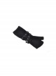 Black Punk Metal Orifice Decoration Warm Wooly Heart-Shaped Plaid Cat Claw Gloves