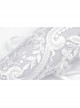 Gothic Women White Strap Design Pattern Printing Decoration Embroidery Wedding Gloves