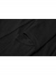 Punk Asymmetrical Diagonal Cut Design Hollow On The Chest Dark Knitted Slim Dress