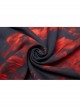 Punk Layered Irregular Skirt Pattern Printing Decoration High Waist Chiffon Print Skirt
