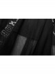 Warning Series Metal Thread Embroidery Decoration Irregular Mesh Design Slop Sling Waist Skirt