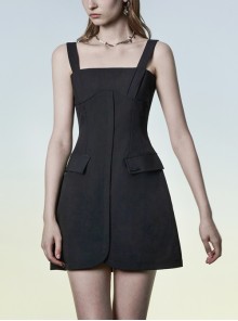 Revelation Series Shallow Breast Cup Design Non-Stretch Twill Woven Fabric Collect Waist A-Shape  Fitting Slip Dress