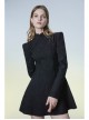 Future Gothic Series Buttonhole With Diamond Imitation Mink Velvet Ribbon Decoration Chinese Style New Cheongsam Dress