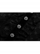 Lightweight Waste Soil Series Flower Type Pearl Nail Square Neck Tucked Waist Flower Bud Skirt Playful Texture Floret Dress