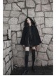 Small V-neck Tie Design Checked Woolen Cloth And Velvet Stitching Bow Collect Waist Dress