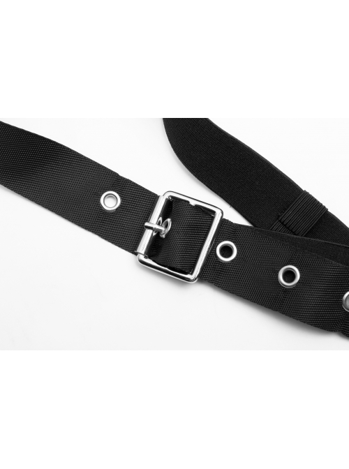 Black Bat Fairy Series Polyester Webbing Elastic Adjustment Buckle Bat Leg Clip