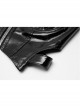 Patent Leather Fabric Metal Zipper Decoration Hollow Design Half-Breast Cup Hollow Sling