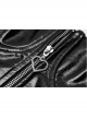 Patent Leather Fabric Metal Zipper Decoration Hollow Design Half-Breast Cup Hollow Sling