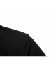 Lightweight Waste Soil Series Brushed Cotton Fabric Metal Chain Decoration Basic Bottoming T-Shirt With Removable Chain
