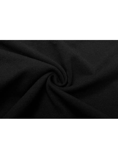 Lightweight Waste Soil Series Brushed Cotton Fabric Metal Chain Decoration Basic Bottoming T-Shirt With Removable Chain