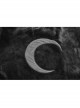 Punk Cloak Design Irregular Hem Silver Meniscus Embroidery Dark Velvet Embroidered Cloak Jacket