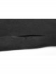 Punk Black Pointed Witch Hat Design Metal Zipper Decoration Dark Loose Irregular Woolen Coat