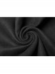 Punk Black Pointed Witch Hat Design Metal Zipper Decoration Dark Loose Irregular Woolen Coat
