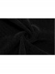 Punk Plush Fabric Wizard Hat Metal Zipper Decoration Collect Waist Knit Long Coat
