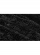 Black Punk Fox Pointed Ear Design Woolly Loose Medium Length Sweater Coat