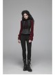 Gothic Stretch Tight Jacquard Printed Decoration Black Bottom Trousers
