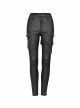 Punk Super Stretch Weaved Fabric Metal Love Lock Decoration Sexy Rebellious Tights