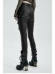 Punk Super Stretch Weaved Fabric Metal Love Lock Decoration Sexy Rebellious Tights