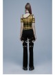 Punk Stretch Weaved Fabric Irregular Hollow Stitching And Detachable Design Stylish Long Pants