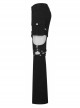 Punk Stretch Weaved Fabric Irregular Hollow Stitching And Detachable Design Stylish Long Pants