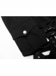 Punk Stretch Weaved Fabric Irregular Hollow Stitching And Detachable Design Stylish Long Pants
