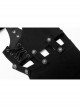 Punk Stretch Weaved Fabric Irregular Hollow Stitching And Detachable Design Stylish Long Pants