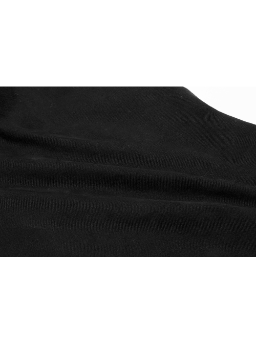 Punk Stretch Weaved Fabric Irregular Hollow Stitching And Detachable Design Stylish Long Pants