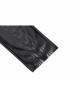 Goth SkinnySkull Print Fabric Decoration Skeleton Black Print Leggings