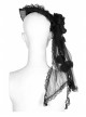 Punk Gorgeous Lace Mesh Folds Frilled Hat Lolita Bear Hat