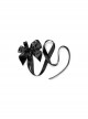 Punk Buttonhole Ghost Claw Decoration Cute Punk Bow Headwear