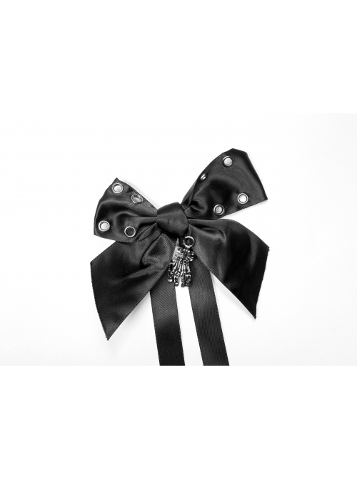 Punk Buttonhole Ghost Claw Decoration Cute Punk Bow Headwear