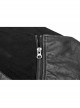 Black Punk Twill Woven Fabric Drawstring Pocket Design Removable Half Skirt