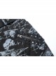 Goth Cotton Stretch Removable Belt Skull Pattern Print Decoration Skirt
