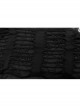 Goth Knitting And Mesh Stitching Metal Belt Decoration Skirt Print Pattern Sexy Cut Dress