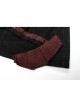 Gothic Denim Fabric Buttonhole Decorative Belt Worn-Out And Decadent Skirt
