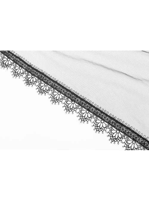 Gorgeous Gothic Stretch Printed Velvet Bat Embroidery Decoration Adjustable Drawstring On The Pleated Skirt Wedding Dress