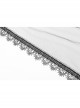 Gorgeous Gothic Stretch Printed Velvet Bat Embroidery Decoration Adjustable Drawstring On The Pleated Skirt Wedding Dress