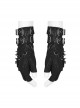 Metal Punk Pendant Decoration Half Hollow Adjustment Buckle Design Punk Gloves