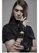 Metal Punk Pendant Decoration Half Hollow Adjustment Buckle Design Punk Gloves